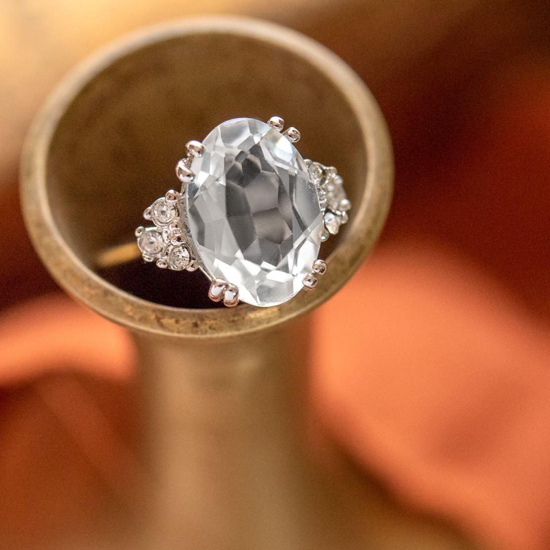 Vintage Swarovski Crystal Ring